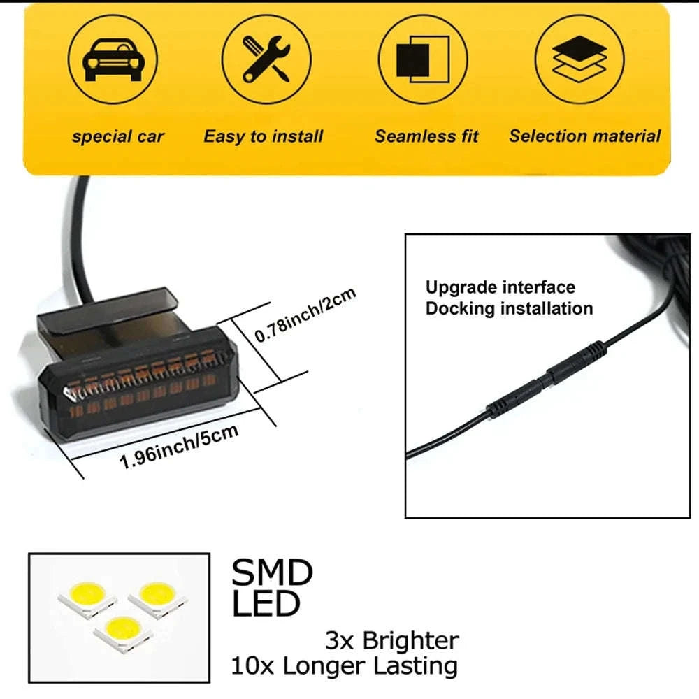 18 LED Front Grille Daytime Running Light 12V-4PCS