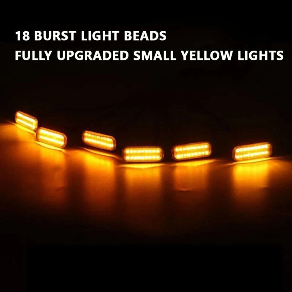 18 LED Front Grille Daytime Running Light 12V-4PCS