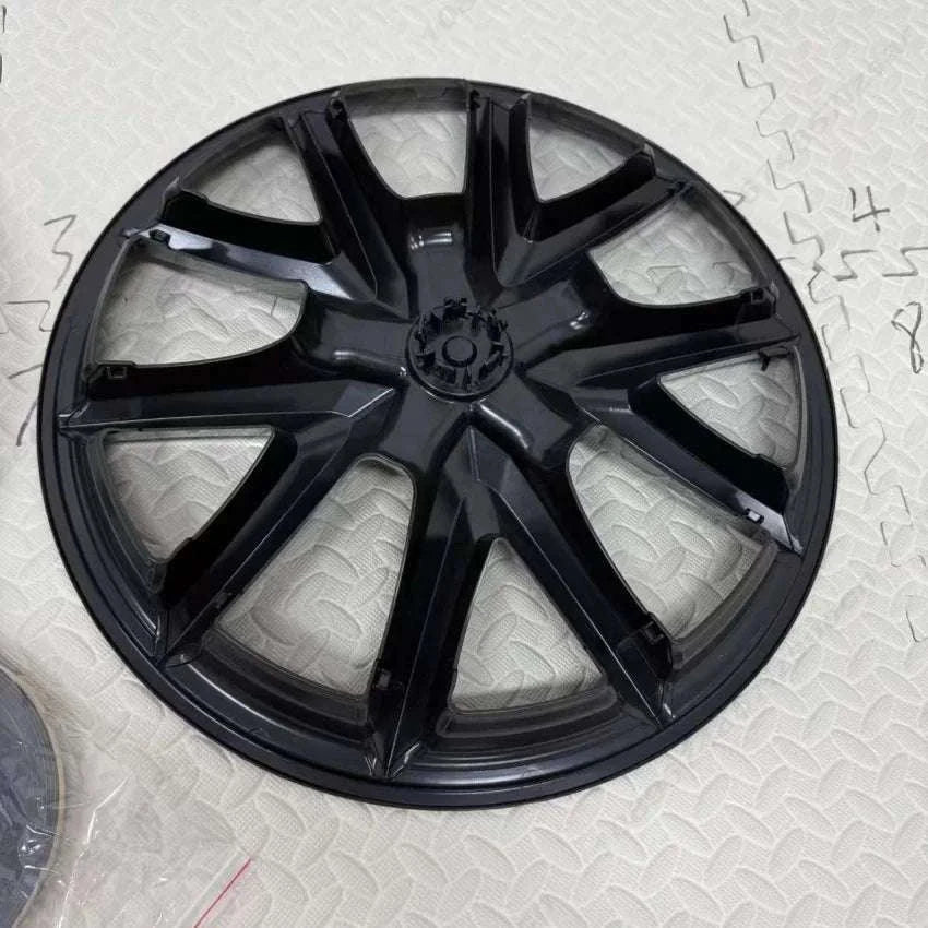 18" Tesla Model 3 Hubcap Set (2017–2023) Full Wheel Covers 4PCS-Gloss Black