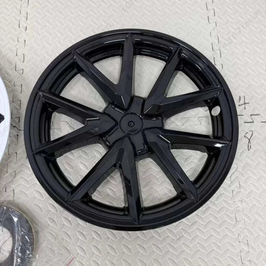 18" Tesla Model 3 Hubcap Set (2017–2023) Full Wheel Covers 4PCS-Gloss Black
