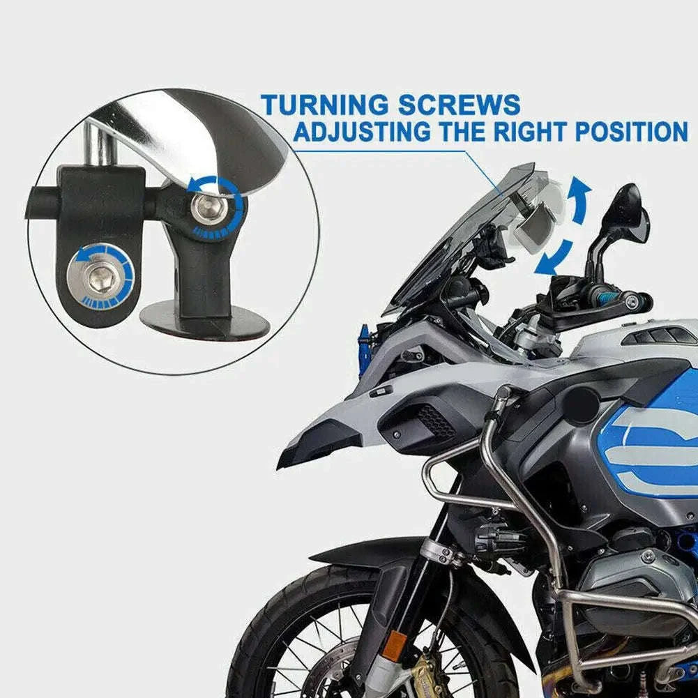 180° Blind Spot Motorcycle Rearview Mirror-sliver