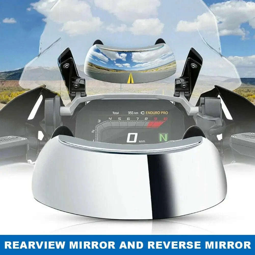 180° Blind Spot Motorcycle Rearview Mirror-sliver
