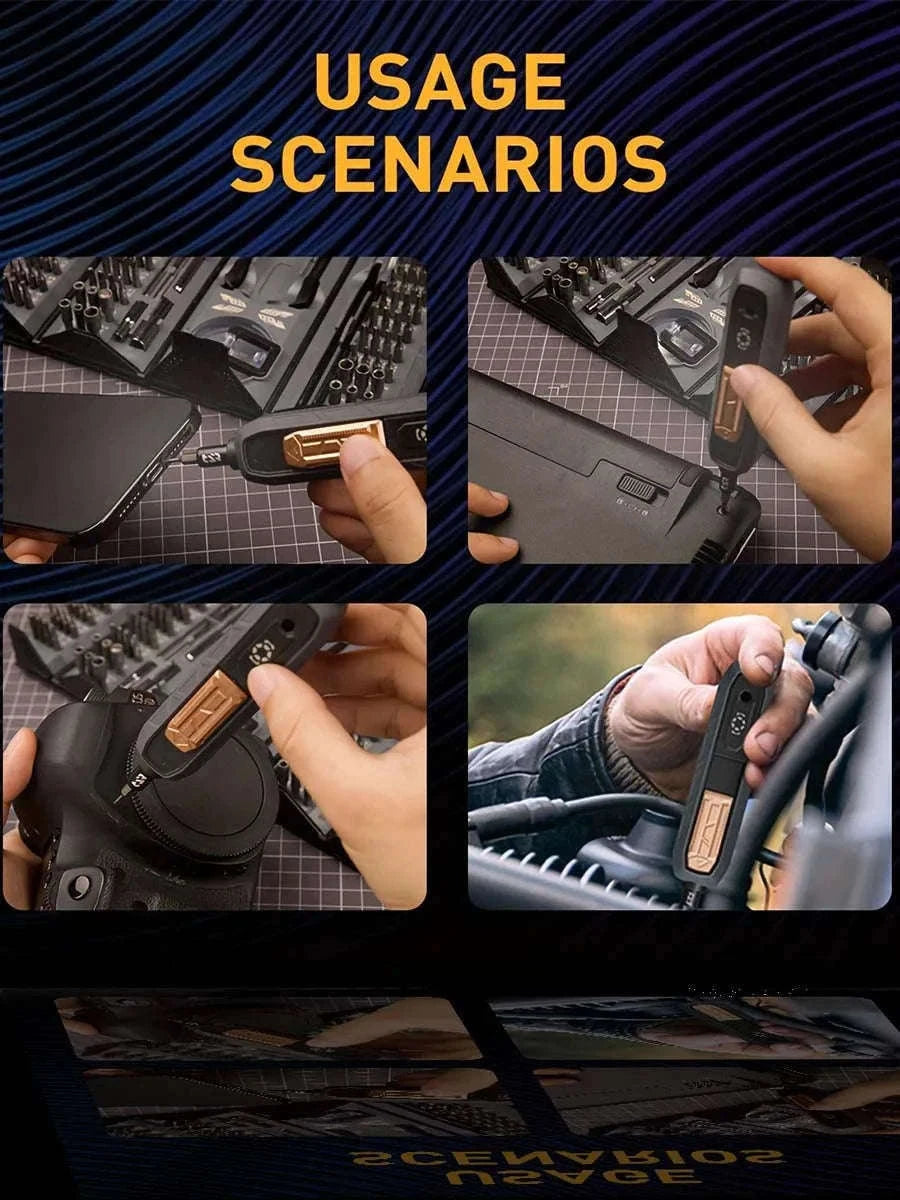 180-in-1 Precision Screwdriver Set with Magnetic Bits for Electronics Repair-Manual 180in1 WH / GERMANY