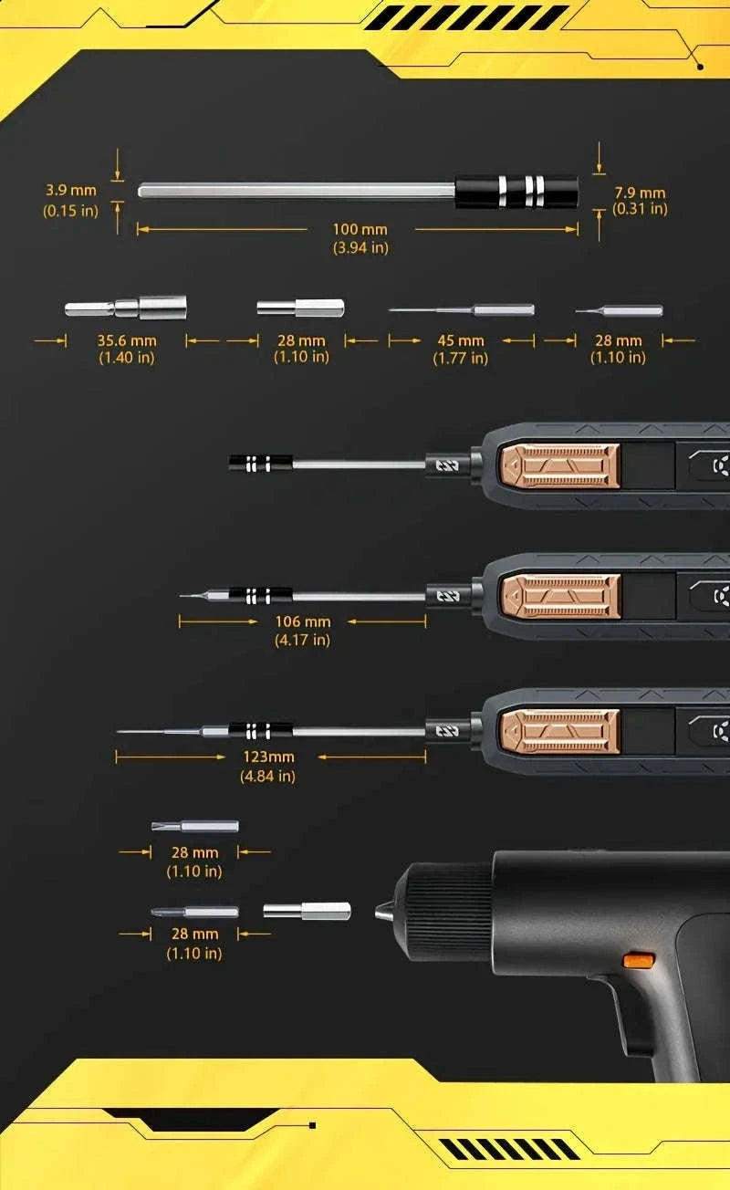 180-in-1 Precision Screwdriver Set with Magnetic Bits for Electronics Repair-Manual 180in1 WH / GERMANY