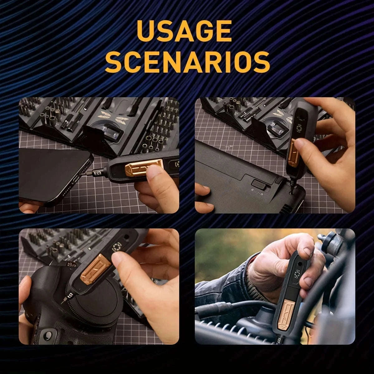 180-in-1 Precision Screwdriver Set with Magnetic Bits for Electronics Repair-Manual 180in1 WH / GERMANY