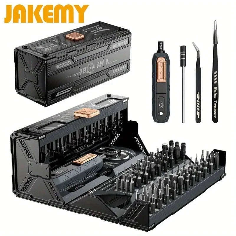 180-in-1 Precision Screwdriver Set with Magnetic Bits for Electronics Repair-Manual 180in1 WH / GERMANY