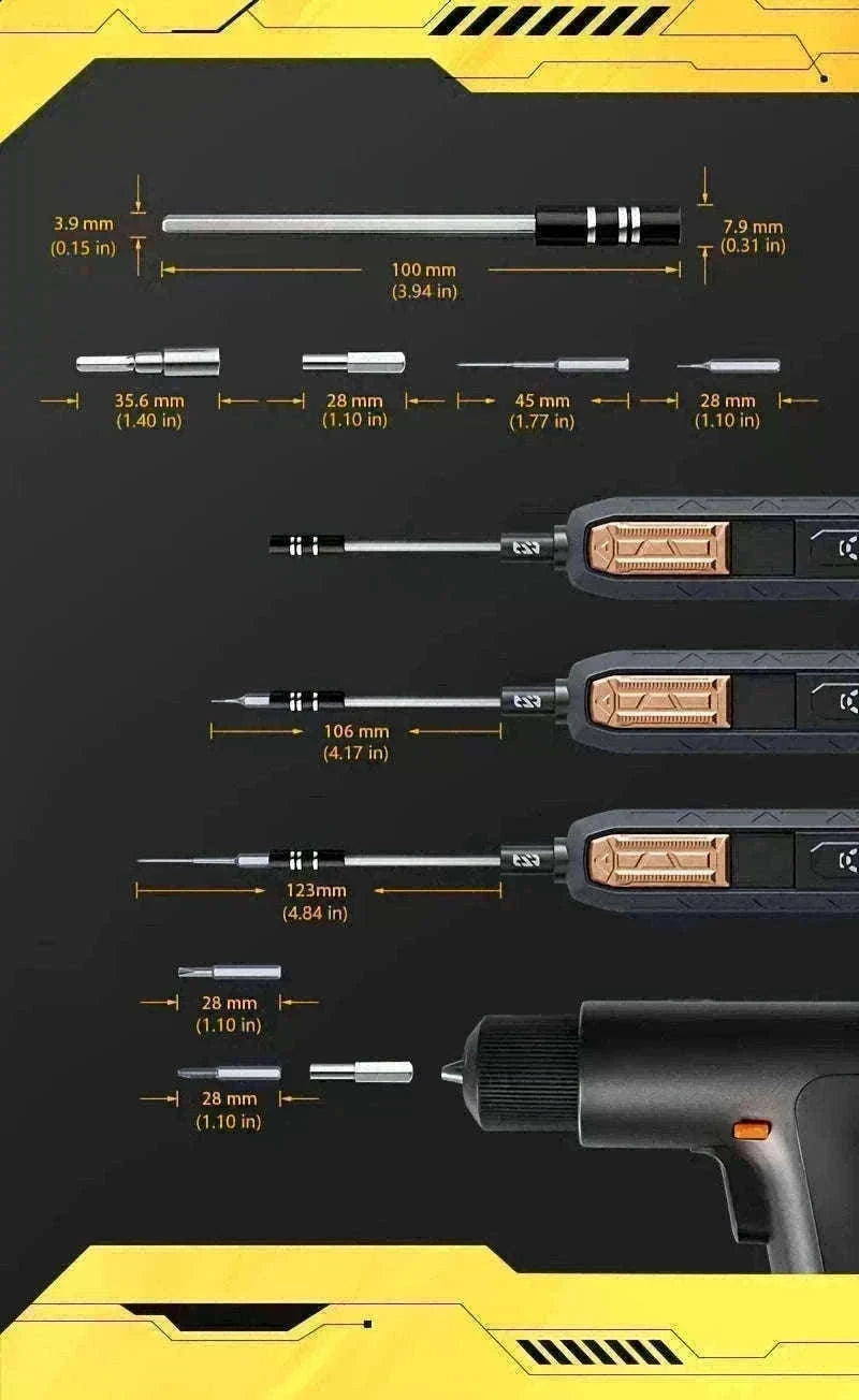 180-in-1 Precision Screwdriver Set with Magnetic Bits for Electronics Repair-Manual 180in1 WH / GERMANY