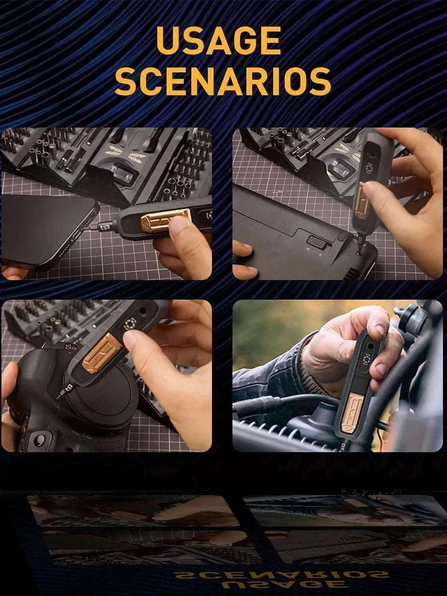 180-in-1 Precision Screwdriver Set with Magnetic Bits for Electronics Repair-Manual 180in1 WH / GERMANY