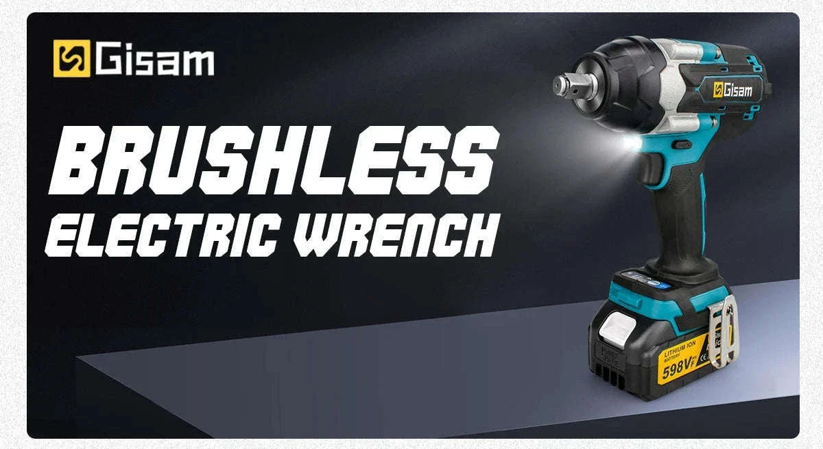1800N.M Brushless Impact Wrench for 18V Makita Batteries-2 Battery / GERMANY