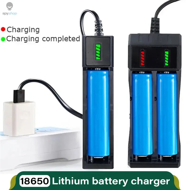 18650 Battery Charger 1/2/4 Slots Dual 18650 Charging 3.7V Rechargeable Lithium Battery USB Charger For 16340 14500 18650 Spy-shop.com