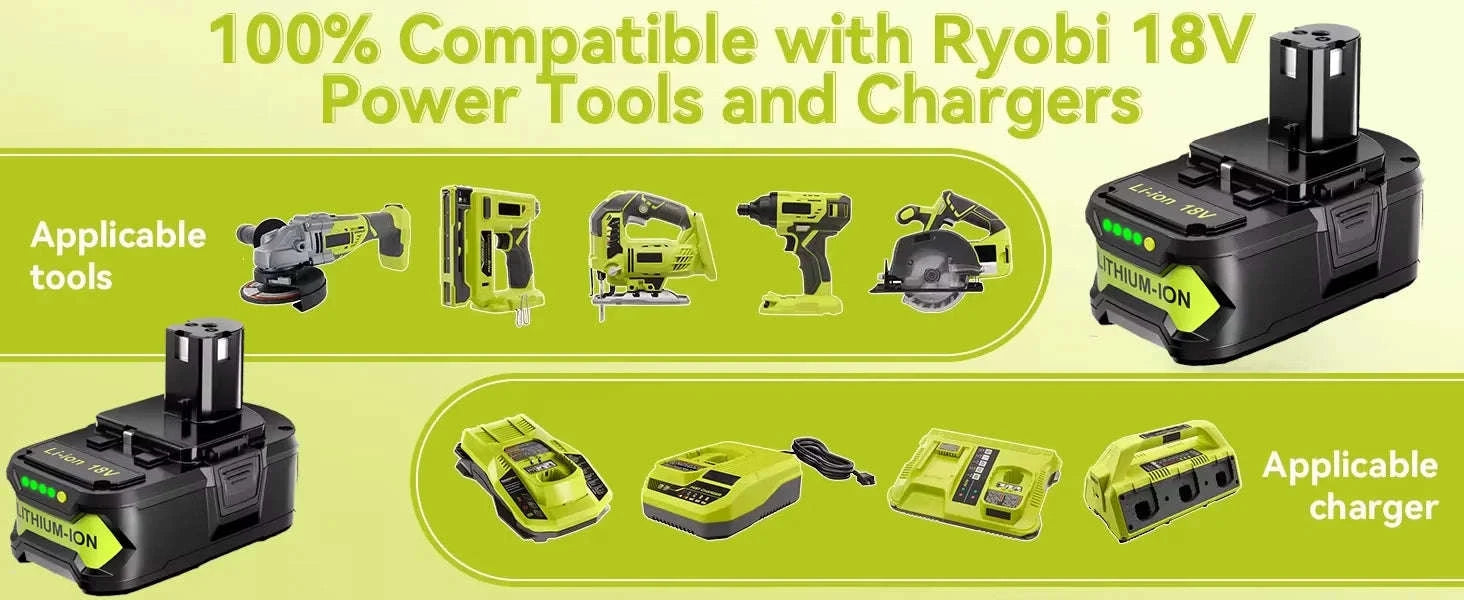 18V 5.0Ah Lithium-ion Battery Pack-for Ryobi / 18V / United States