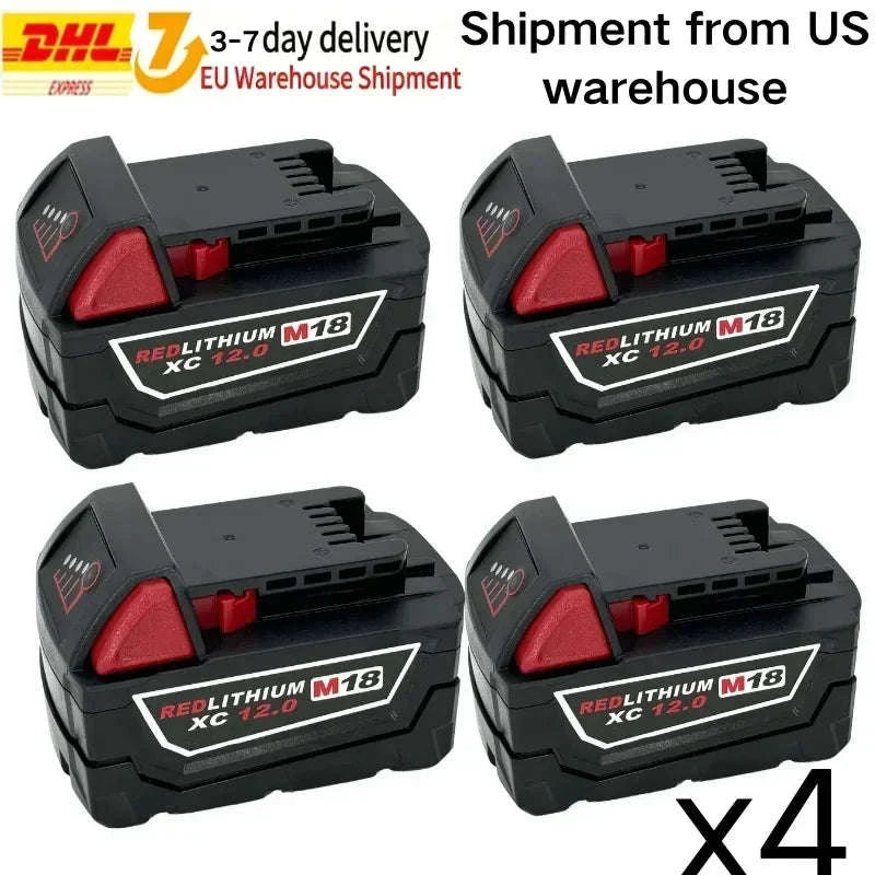 18V 6.0Ah Lithium-Ion Replacement Battery for Cordless Tools-2PCS6.0AH-ChargerUS / United States