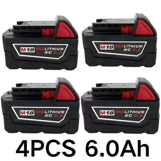 18V 6.0Ah Lithium-Ion Replacement Battery for Cordless Tools-2PCS6.0AH-ChargerUS / United States