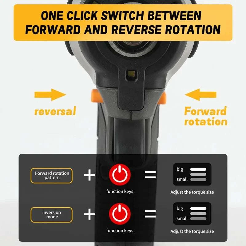 18V Brushless Impact Drill Set – McLaren Edition Combo Kit-DW-850
