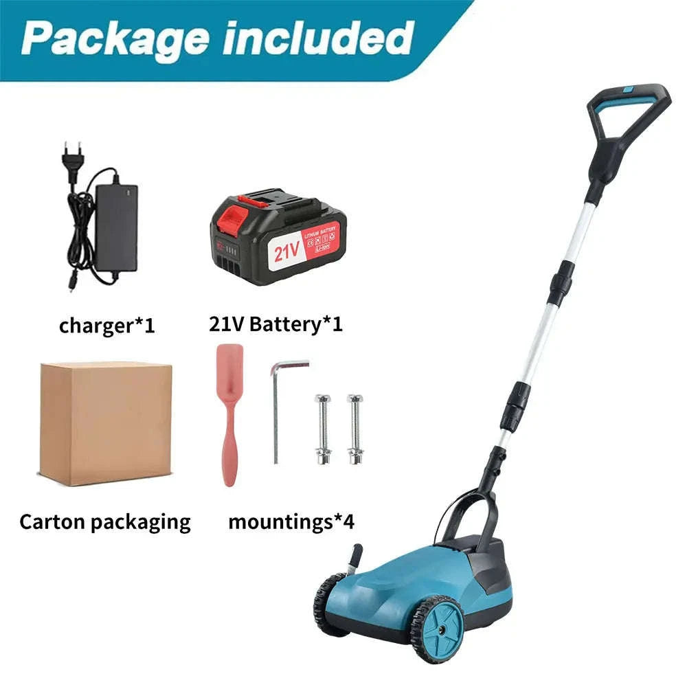 18V Cordless Brushless Grass Trimmer with Adjustable Height & Pole-1 pc battery / EU / france