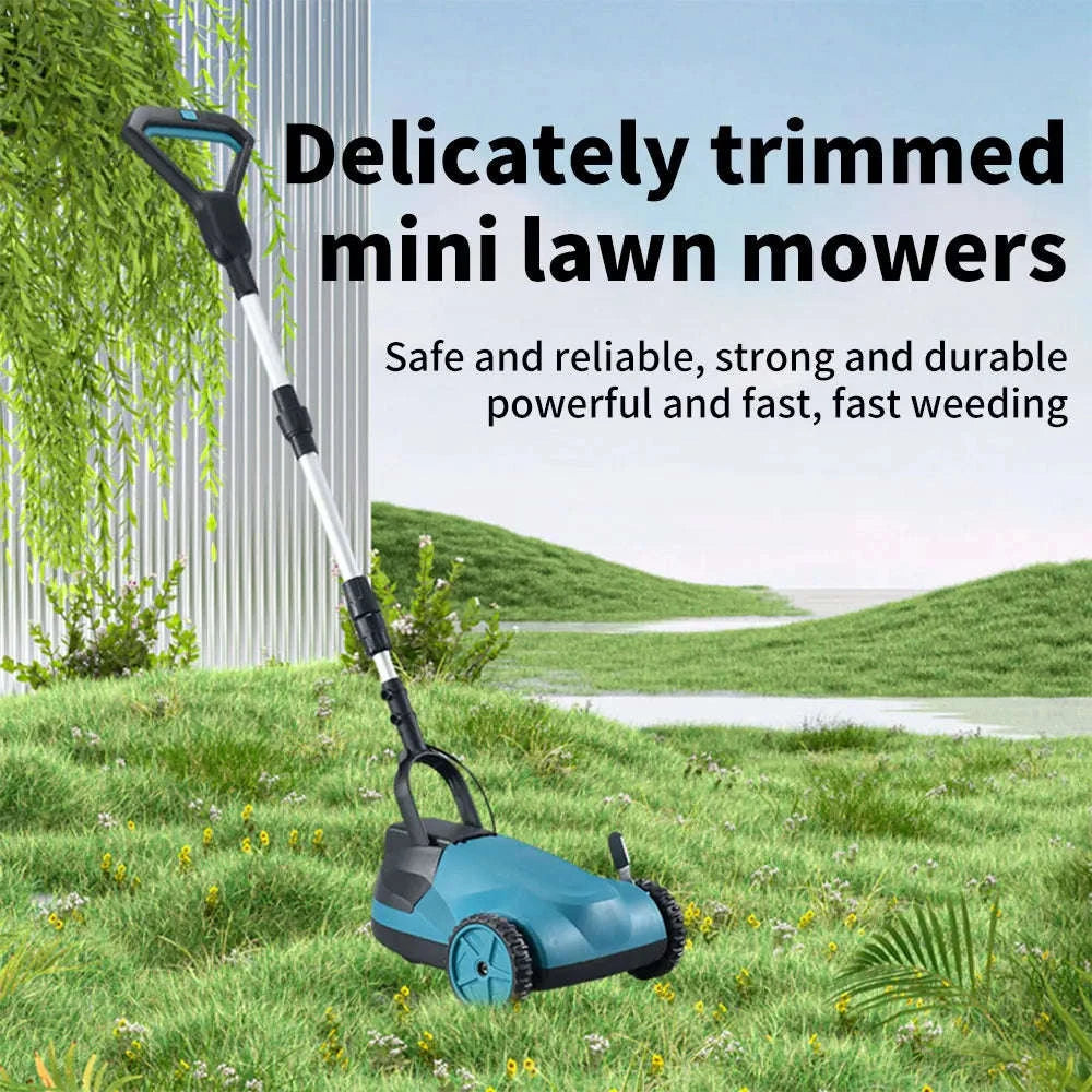 18V Cordless Brushless Grass Trimmer with Adjustable Height & Pole-1 pc battery / EU / france