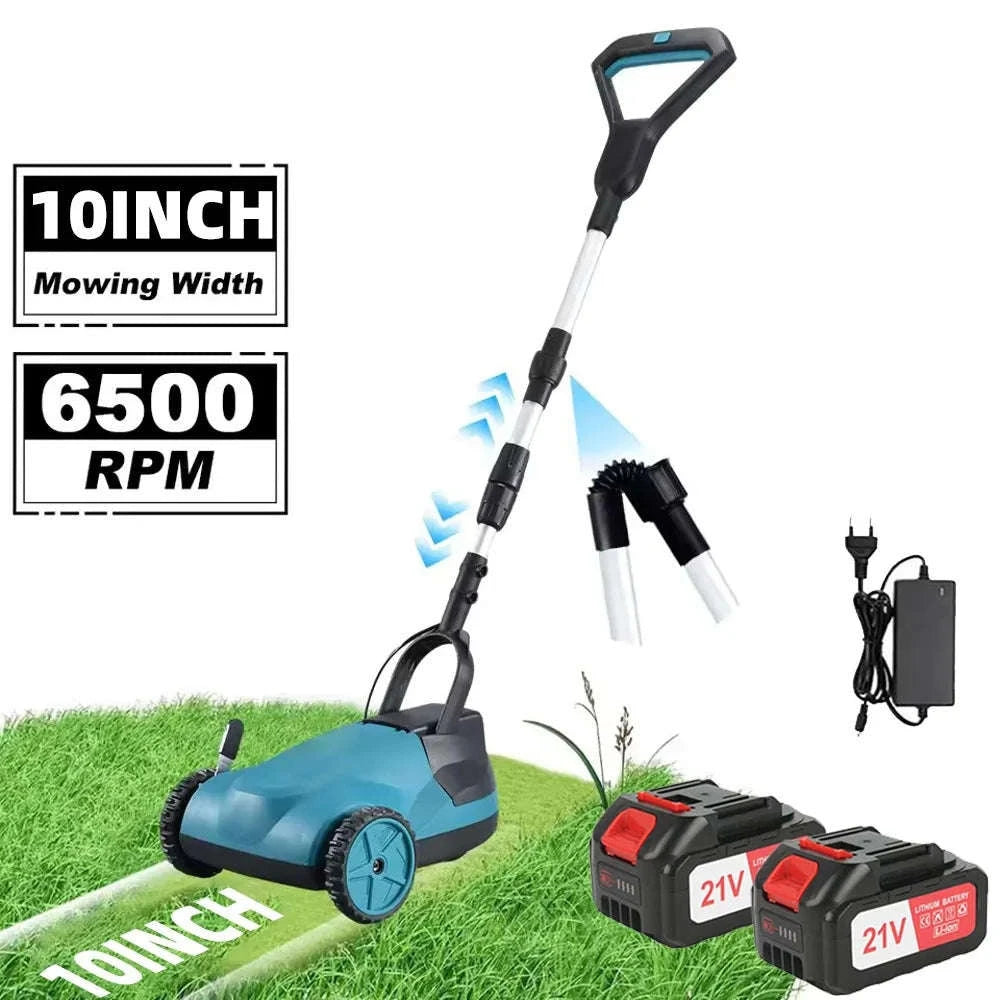 18V Cordless Brushless Grass Trimmer with Adjustable Height & Pole-1 pc battery / EU / france