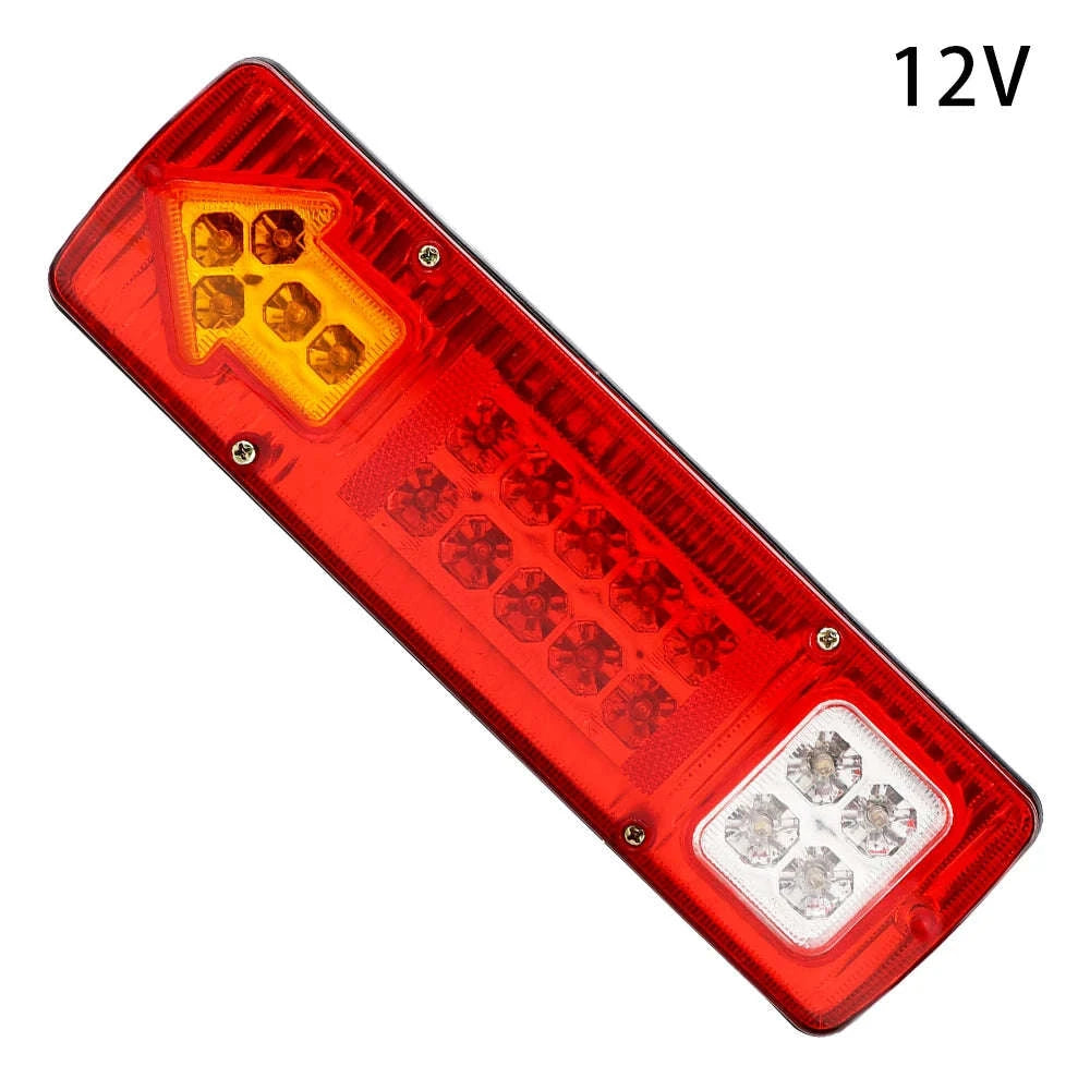 19LED Tail Light Assembly for Trucks and Trailers-12V