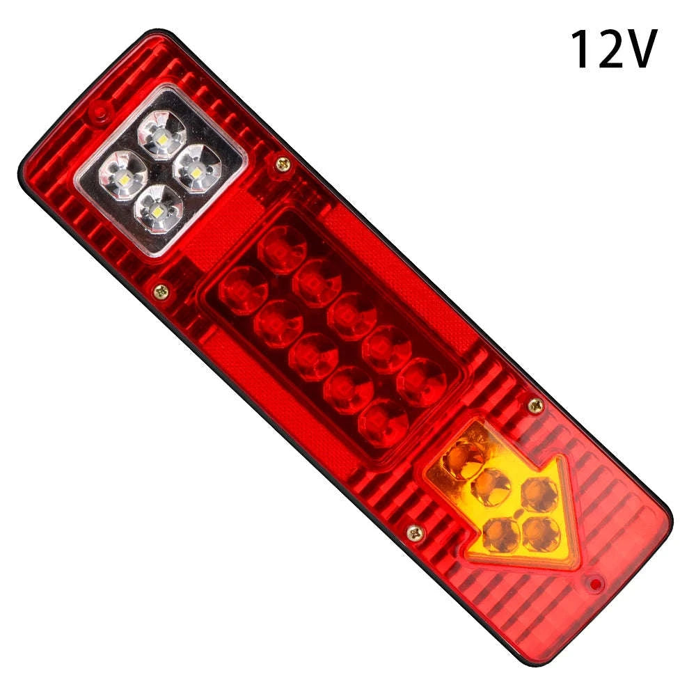 19LED Tail Light Assembly for Trucks and Trailers-12V