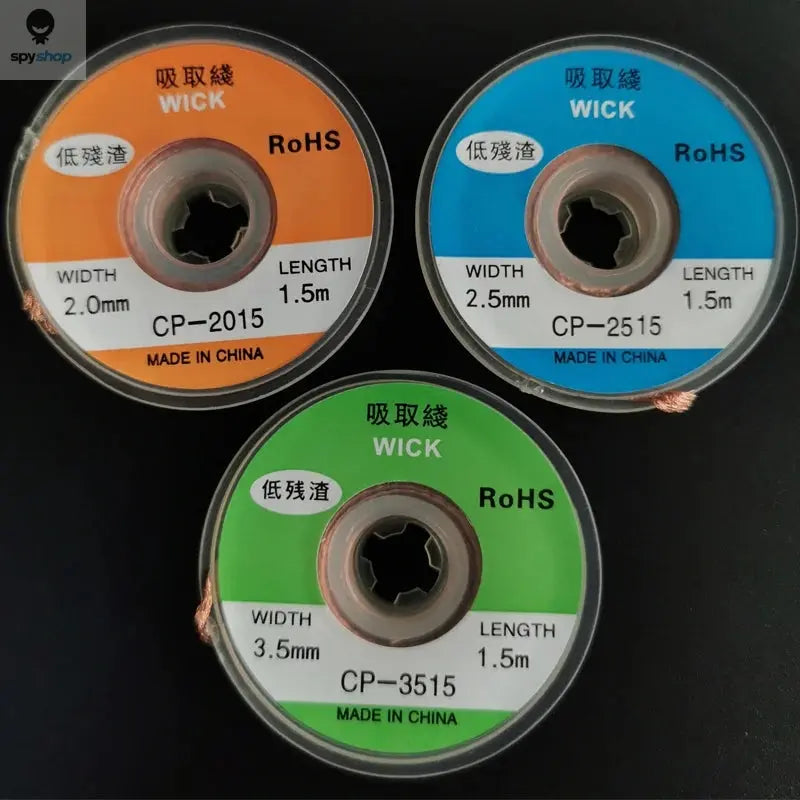 1PC 2.0mm 3.5mm 1.5M Welding Wires Desoldering Braid Solder Remover Wick Wire Repair Tool Spy-shop.com