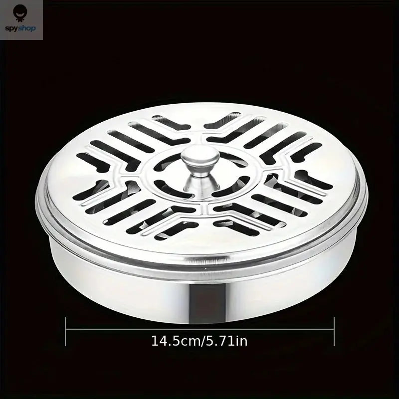 1PC Incense Holder, Mosquito Coil Tray Holder For Household With Lid, Outdoor Mosquito Coil Box, For Living Room And Bedroom Spy-shop.com