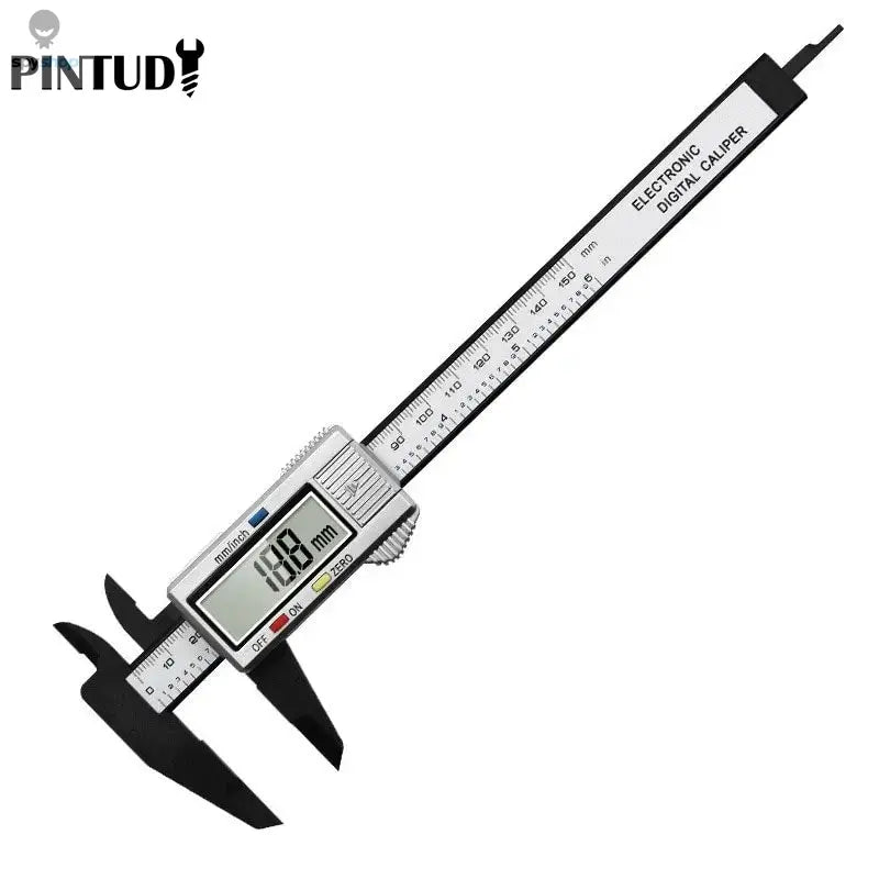 1PC Plastic Vernier Caliper Digital Display Caliper Mini Text Play Caliper Student Vernier Ruler 0 to 150mm Measuring Tool