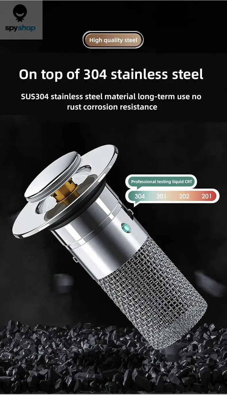 1PCS Washbasin Leak Plug, Stainless Steel Odor Proof Bouncing Core, Press Type Sink Drain, Universal Accessory for Washbasin Spy-shop.com