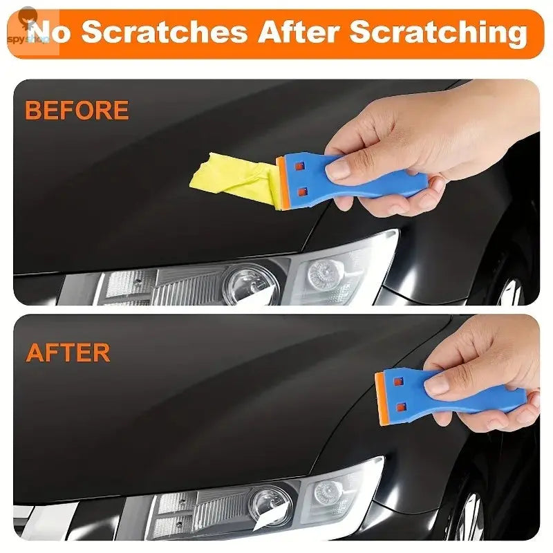 1Set Car Sticker Remover Multipurpose Plastic Small Paint Automotive Film Applying Tool Household Glass Cleaning Scraper Spy-shop.com