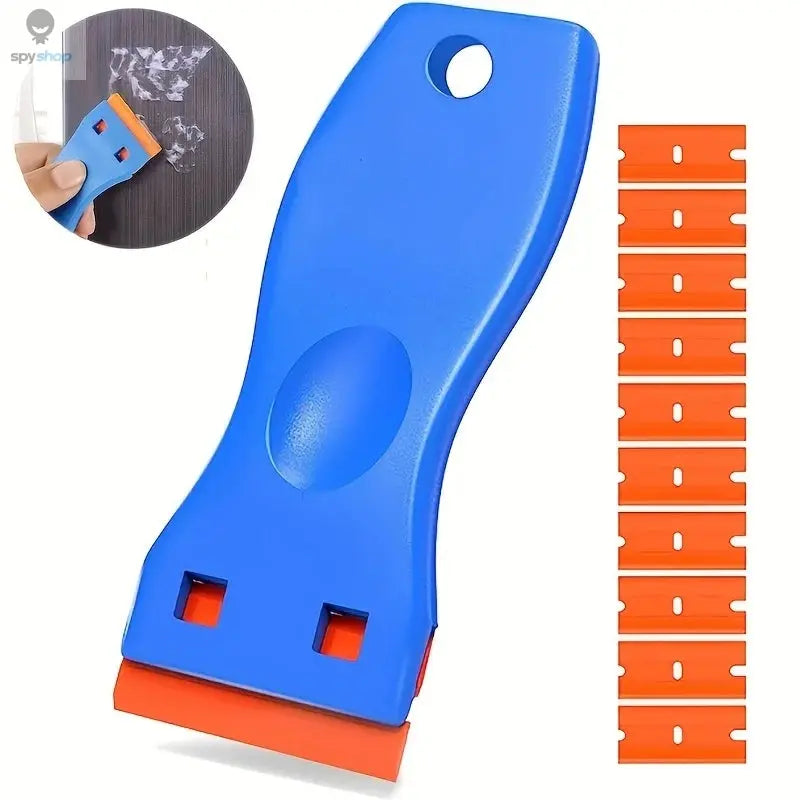 1Set Car Sticker Remover Multipurpose Plastic Small Paint Automotive Film Applying Tool Household Glass Cleaning Scraper Spy-shop.com