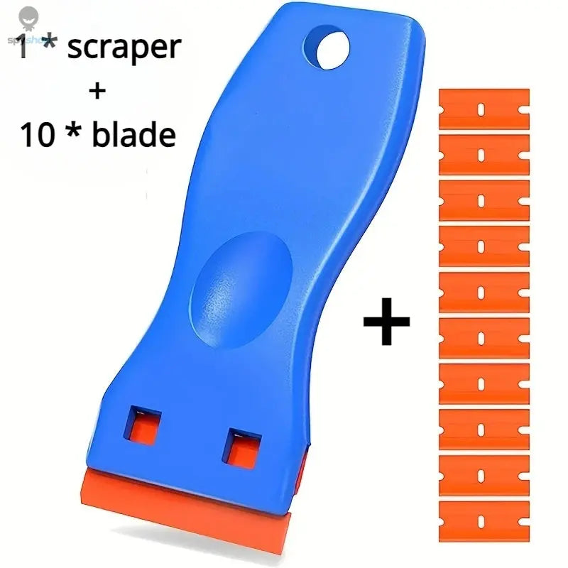 1Set Car Sticker Remover Multipurpose Plastic Small Paint Automotive Film Applying Tool Household Glass Cleaning Scraper Spy-shop.com
