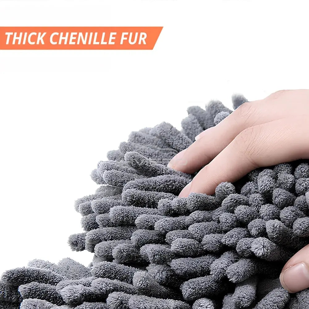 1X Car Cleaning Wash Multipurpose Kit Microfiber Brush Mop Sponge Wipe Auto Home Tools Universal Clean Accessories Yellow Gray