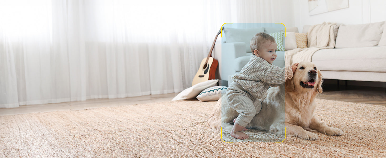 ieGeek 5 Inch Baby Monitor with 2 Cameras, 2K/3MP