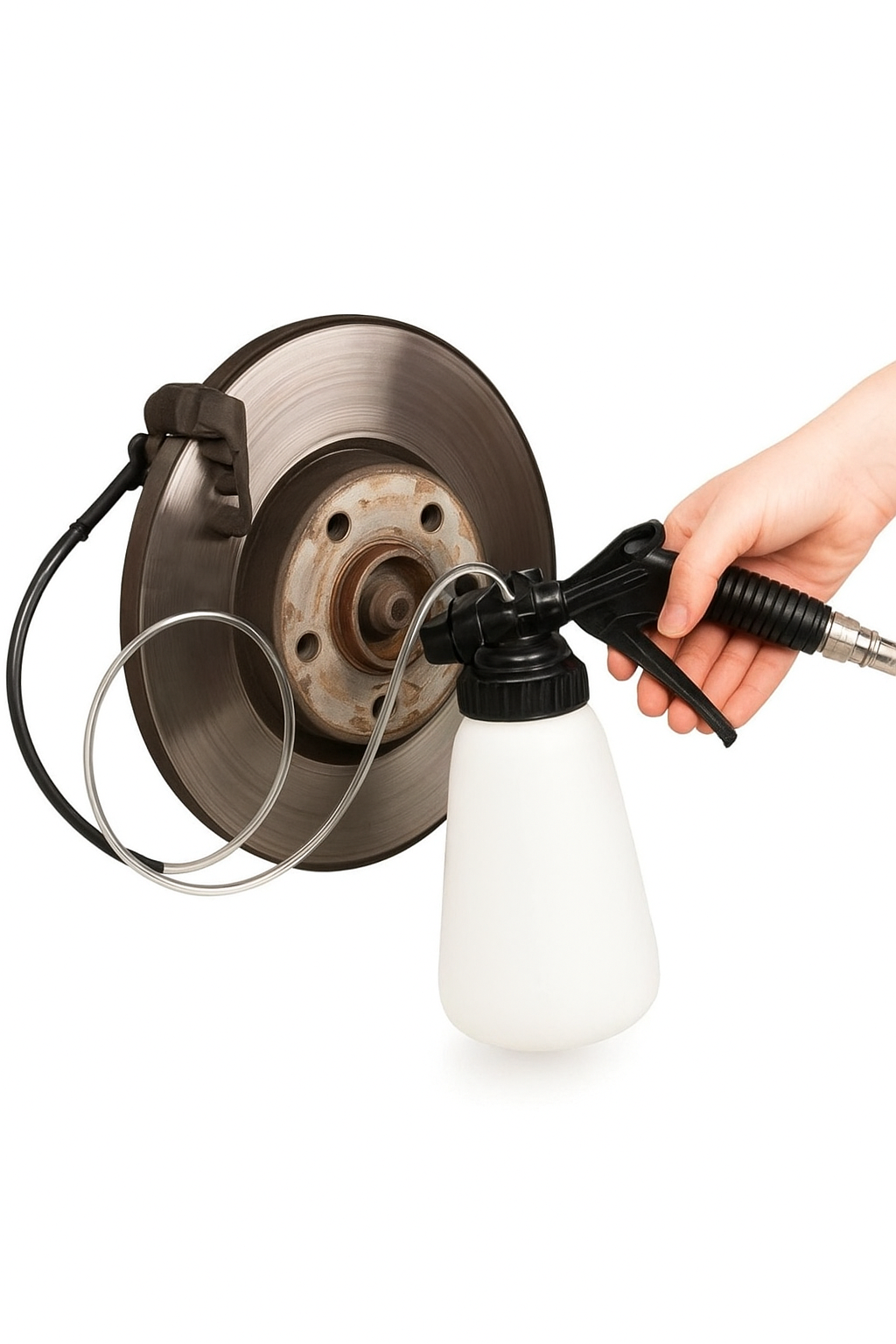 1L 0.75L zestaw pomp hydraulicznych hamulcowych do wymiany oleju Pompka płynów do spłukiwania Zbiornik rurki Narzędzia naprawcze Akcesoria do ciężarówek i motocykli