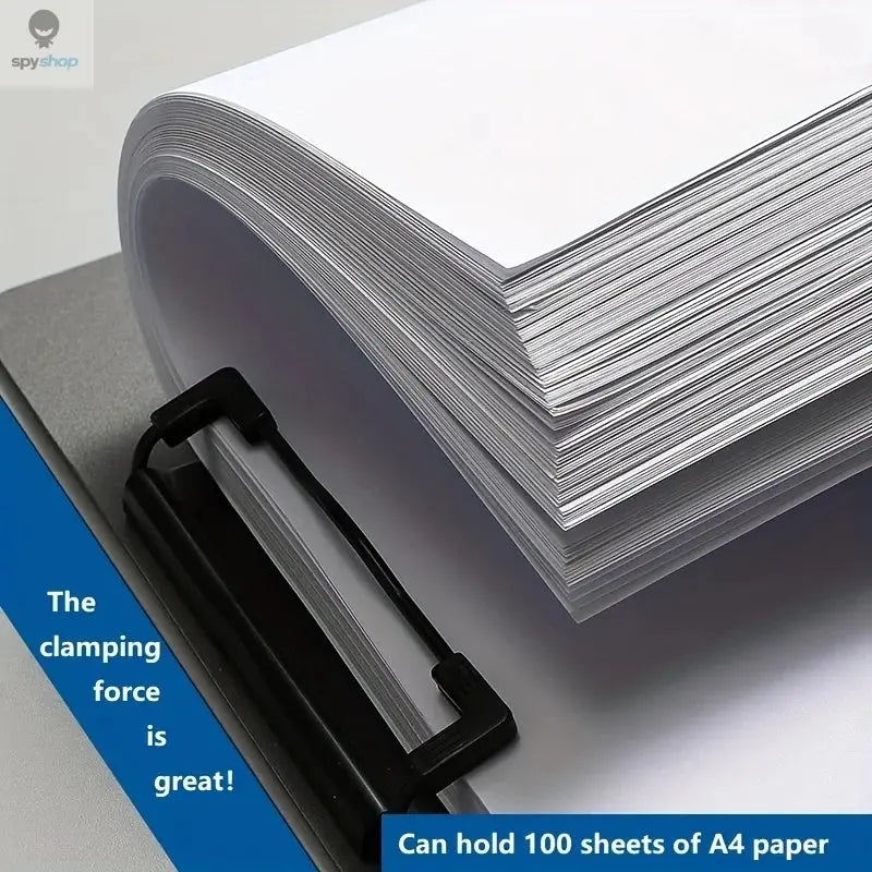 1pc A4 File Folders, Documents Organizer, Clipboard With Cover, Paper Folder For Business & School, Stationery & Office Supplies Spy-shop.com