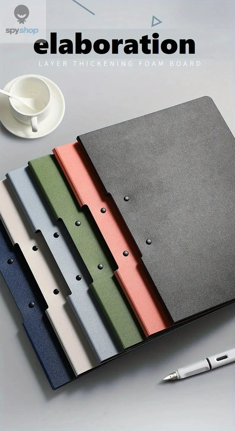 1pc A4 File Folders, Documents Organizer, Clipboard With Cover, Paper Folder For Business & School, Stationery & Office Supplies Spy-shop.com