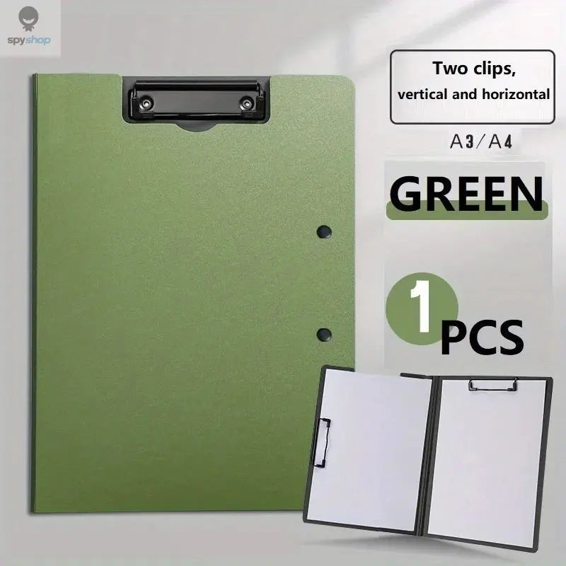 1pc A4 File Folders, Documents Organizer, Clipboard With Cover, Paper Folder For Business & School, Stationery & Office Supplies Spy-shop.com