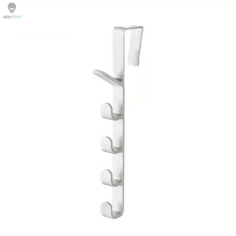 1pc Bedroom Door Hanger Clothes Hanging Rack Over The Door Plastic Home Storage Organization Hooks, Purse Holder For Bags Rails Spy-shop.com