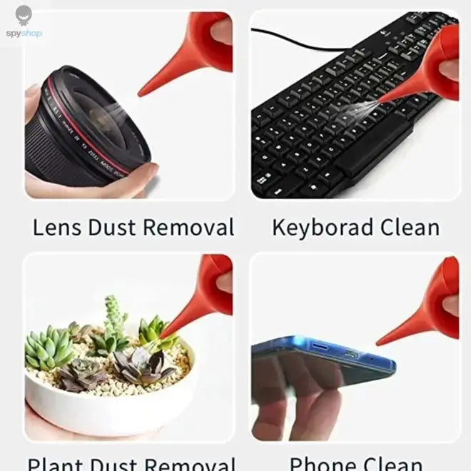 1pc Ear Wax Removal Irrigation Cleaning Kit Ear Syringe Bulb Air Blower Pump Dust Cleaner Earwax Remover Rubber For Adult Kid Spy-shop.com