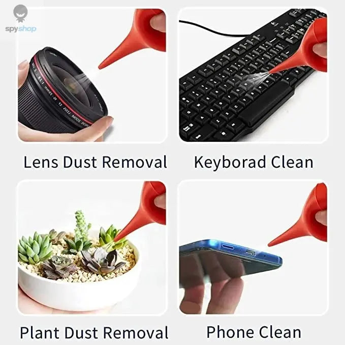 1pc Ear Wax Removal Irrigation Cleaning Kit Ear Syringe Bulb Air Blower Pump Dust Cleaner Earwax Remover Rubber For Adult Kid Spy-shop.com