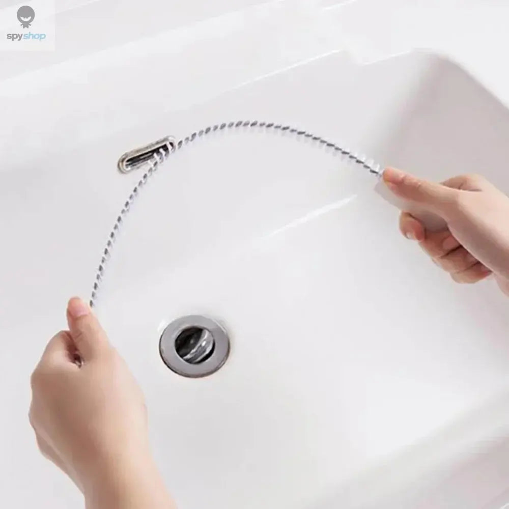 1pc Sink Drain Cleaning Brush, Drain Clog Remover, Bendable Sink Overflow Sewer Drain Brush For Bathroom Kitchen Spy-shop.com