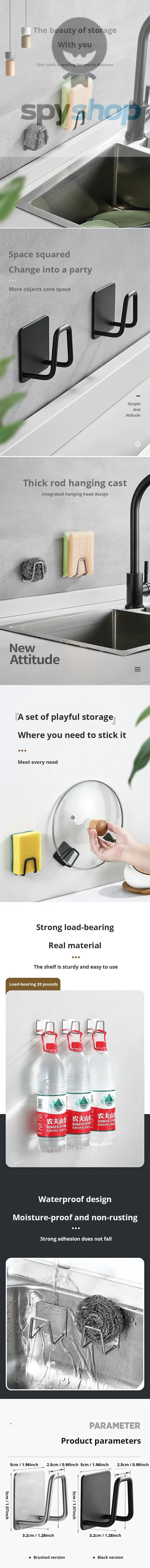 1pc Stainless Steel Sink Sponge Rack For Sponge Steel Wire Ball Draining Paste The Inner Wall Of The Sink Kitchen Supplies Spy-shop.com