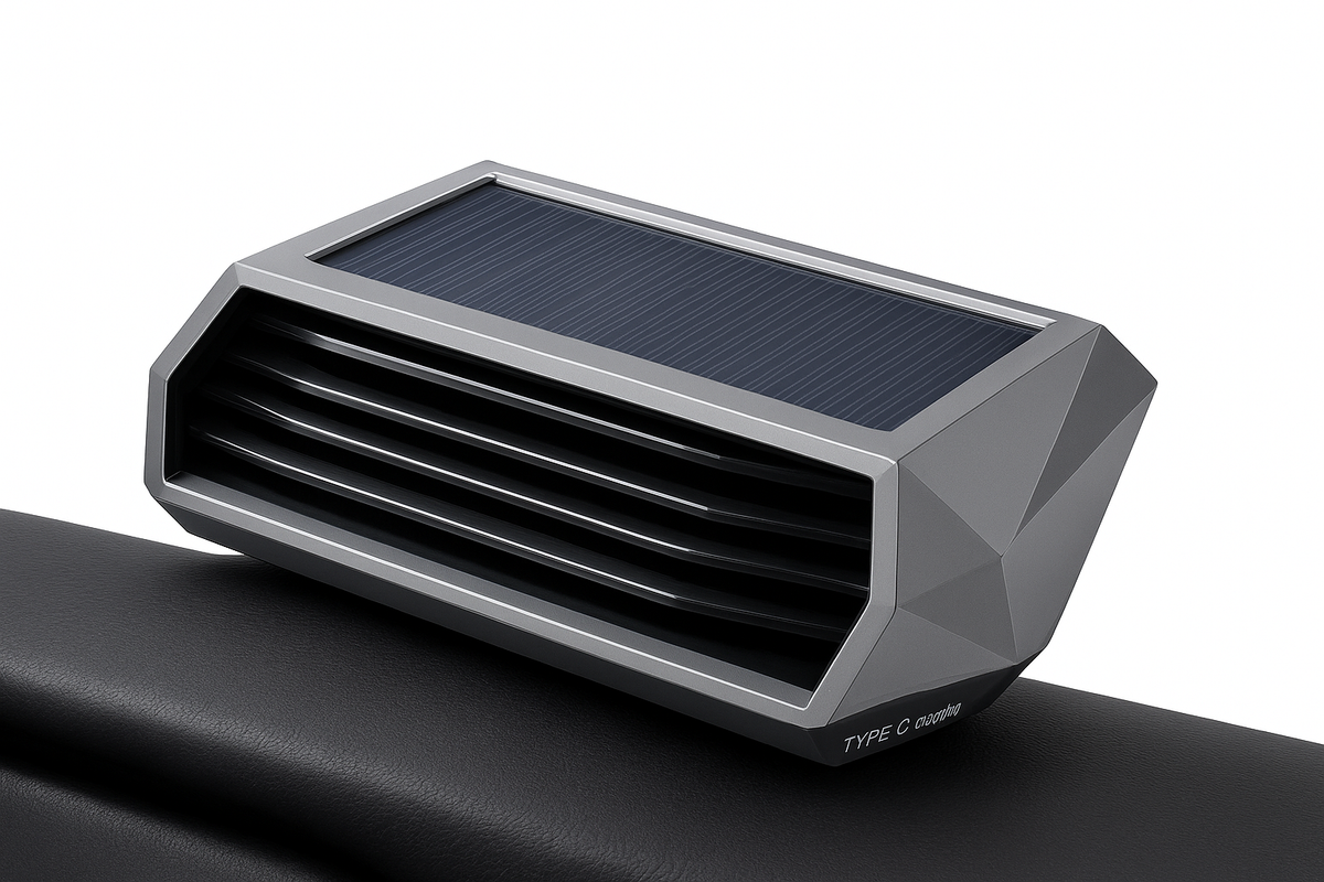 Purificador de Ar Solar com Sensor de Vibração