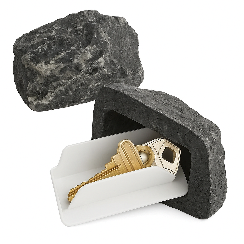 Stone Key Safe Hidden Door Key Box