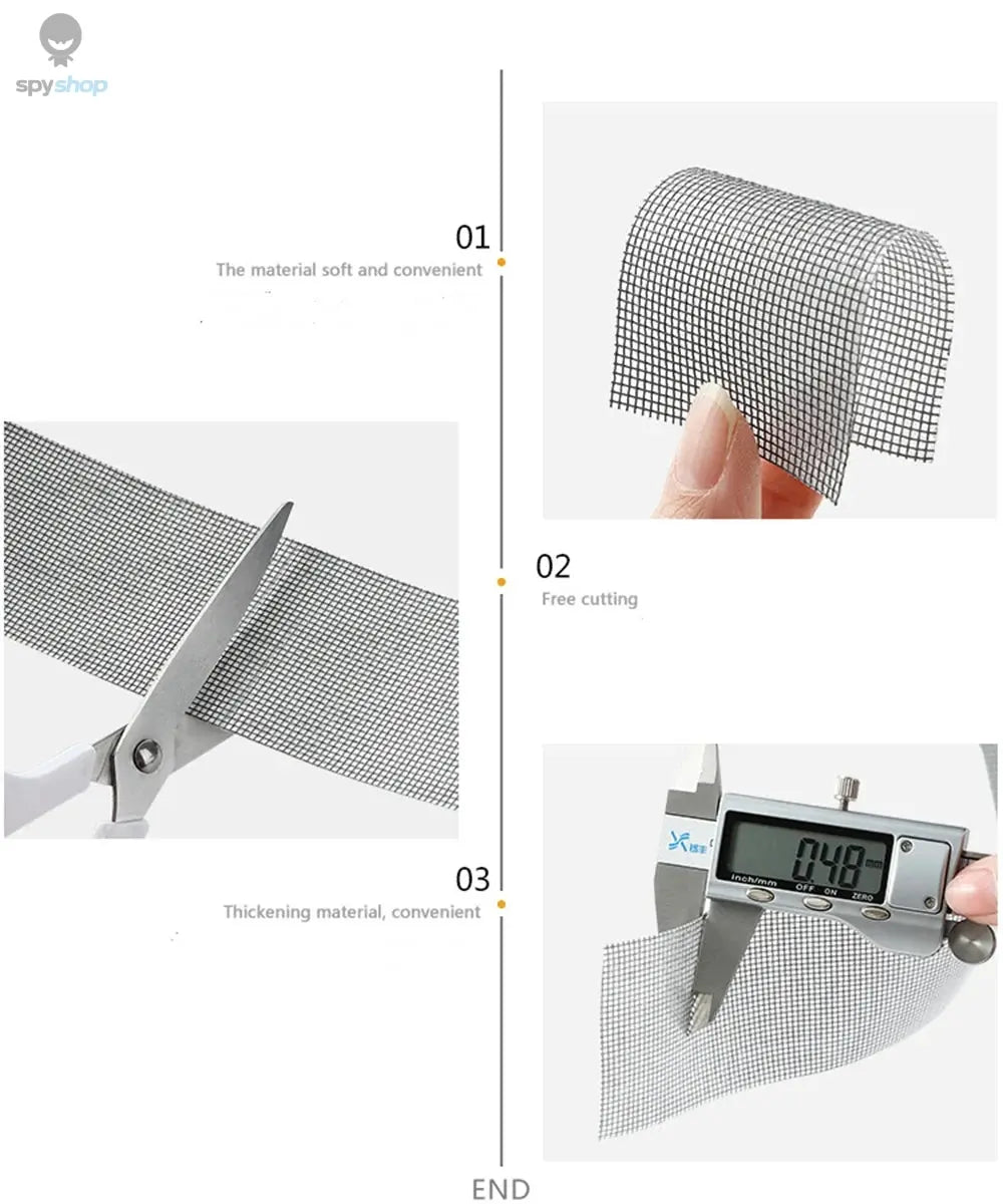 1ps Easy-to-Apply Waterproof Window Screen Repair Tape – Keep Mosquitoes Out with Our Anti-Insect, Self-Adhesive Mesh Patch