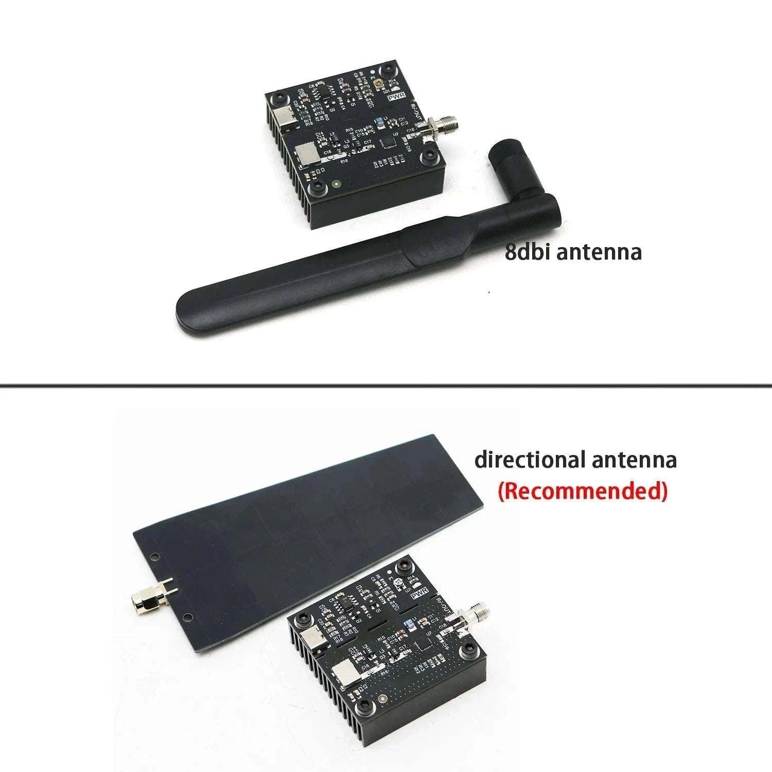1W 2.4GHz VCO Signal Generator Module with Antenna Type-C Power-2.4Ghz W 8DB ANT