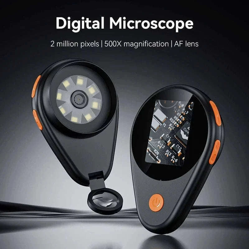 2.0 Inch 500X Digital Microscope with 1080P Video-Auto Focus Black / China Mainland