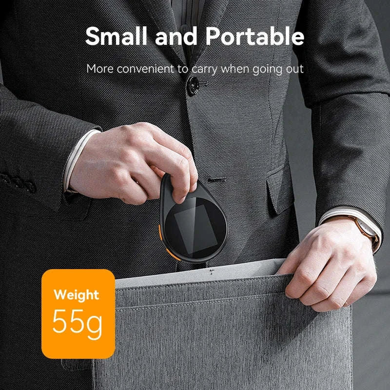 2.0-inch 500X Digital Microscope with Magnifying Glass & 8 LEDs-Auto Focus Black