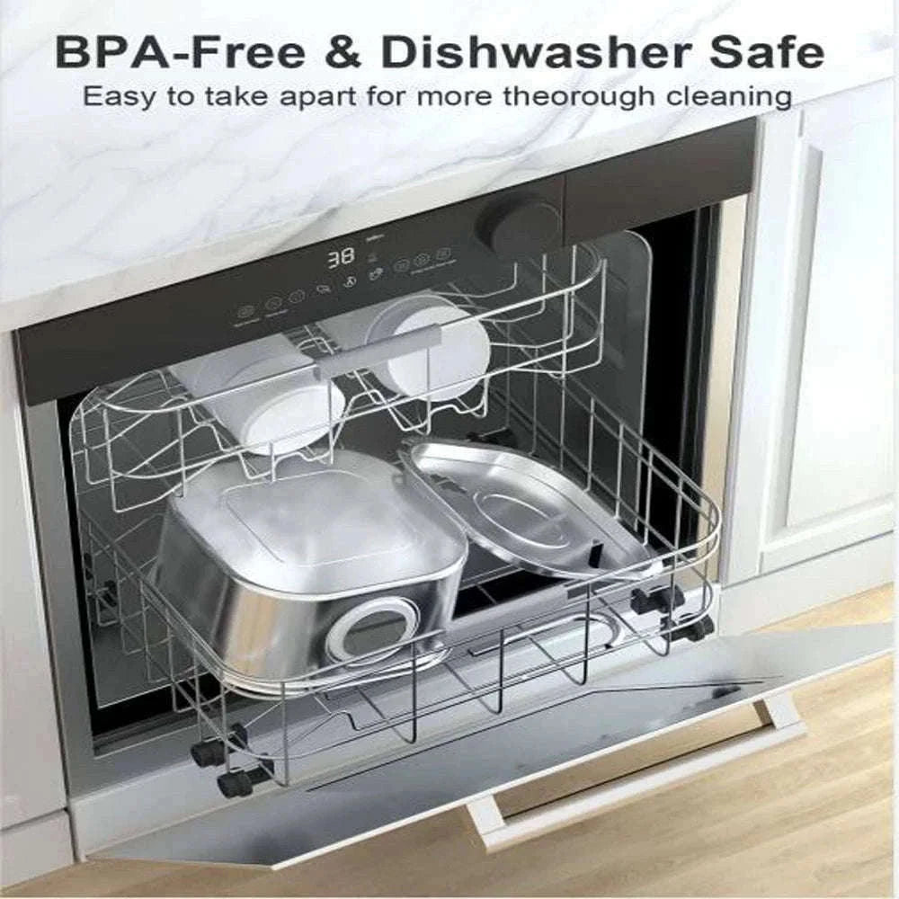 2.2L Stainless Steel Automatic Cat Water Fountain-2.2L-4Filters-Sensor / L / 2L