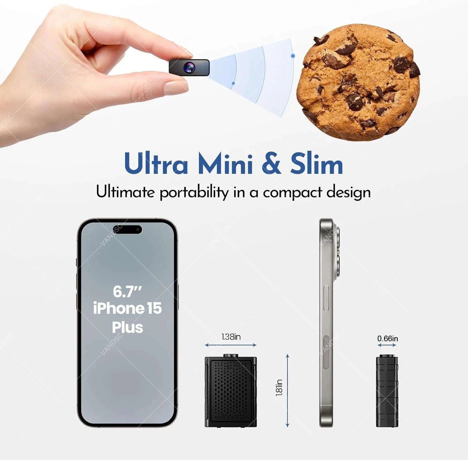 2.4G & 5G WiFi Mini Security Camera Indoor 4K Motion Detection Night Vision-Wifi Cam no TF Card