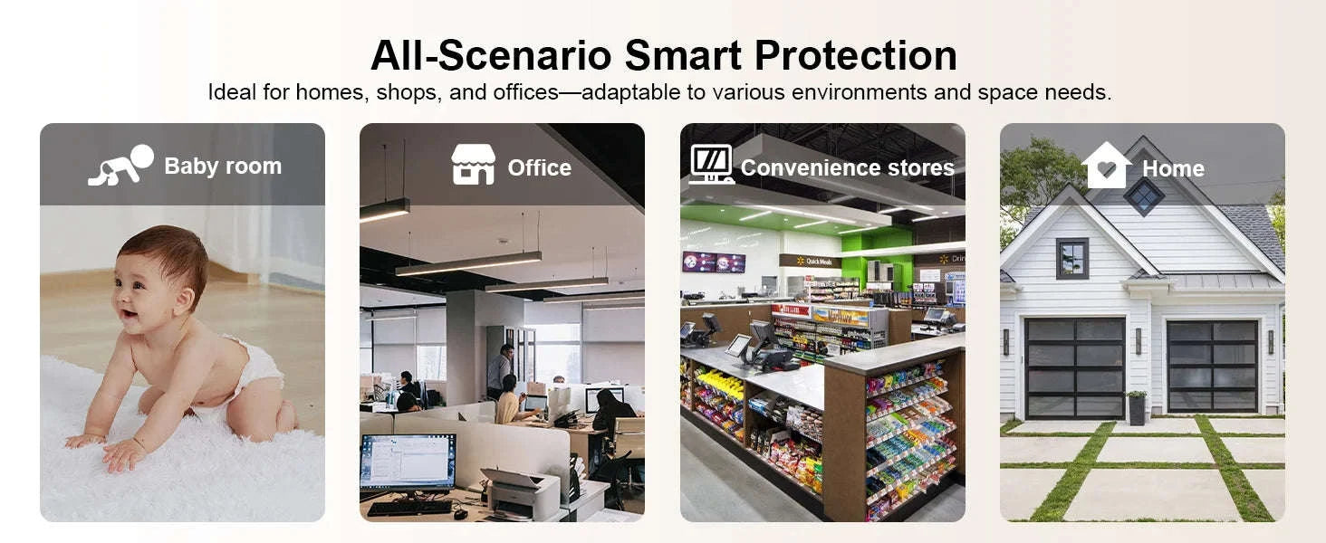 2.4G & 5G WiFi Mini Security Camera Indoor 4K Motion Detection Night Vision-Wifi Cam no TF Card